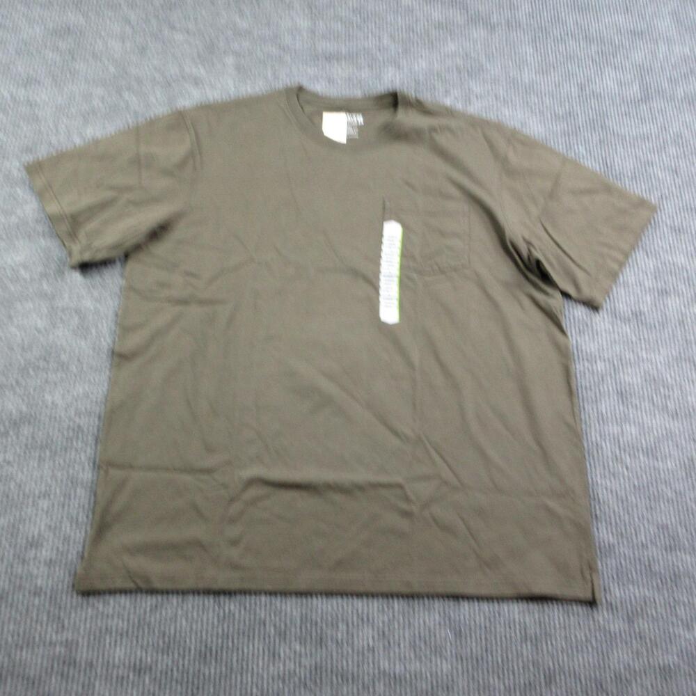 Duluth Trading Shirt Mens XL Brown Longtail T Pocket Relaxed NWT SS Jersey NWT